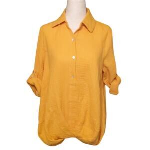 Just Living (the Dream) Waffle 3/4 Sleeve Shirt S